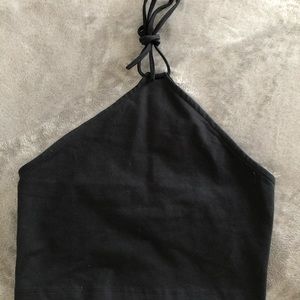 Tie Halter Crop Top
